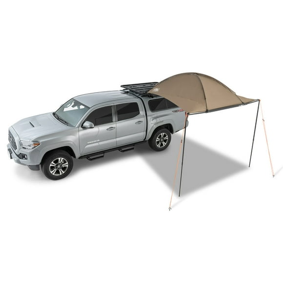 Rhino-Rack Auvent USA 32125 Dôme 1300; SUV/Pickup Overlanding; Manuel; Longueur 98 Pouces x Largeur 100 Pouces; Toile en Polycoton Rip-Stop; avec un Auvent/deux Cordes de Haubans/deux Poteaux Verticaux/deux Poteaux de Support