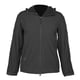 thumbnail image 2 of Chaqueta deportiva para exteriores de fibra de poliéster con carcasa blanda, abrigo de camuflaje cálido para acampar, color negro, talla L, 2 of 15