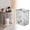 Clear, variant on USUERY No Drill Space Saving Bathroom Wall Organizer Kitchen Storage Box Toiletries Holder For Bedroom Living Room Dorm Vanity Organization
