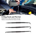 thumbnail image 2 of O  Hook And Pick Set O   Hooks Puller O  Remover Tool Set 3PCS O  Hook And Pick Set Double Ended Flexible O  Gasket Hooks Puller Universal For Cars ANGGREK Otros, 2 of 7