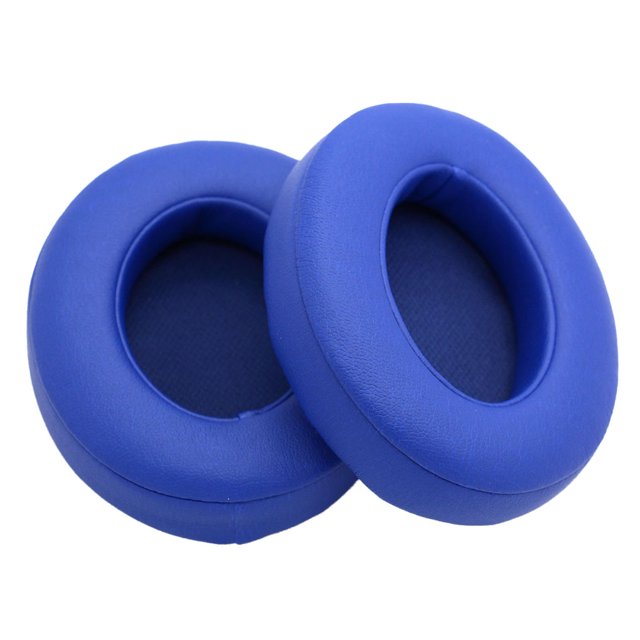 2 Pcs Coussin Éponge pour Casque Coussinets de Protection Auditive Remplacement pour Studio 2.0 Bleu