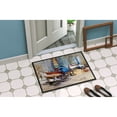 thumbnail image 4 of Carolines Treasures JMK1066MAT On the Hill Sailboats Door Mat Indoor Rug or Outdoor Welcome Mat 18x27 Doormat  27"L x, 4 of 4