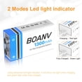 thumbnail image 4 of Batería BOANV 9V 1300mAh USB recargable, paquete de 3, 4 of 7