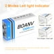 thumbnail image 4 of Batería BOANV 9V 1300mAh USB recargable, paquete de 3, 4 of 7
