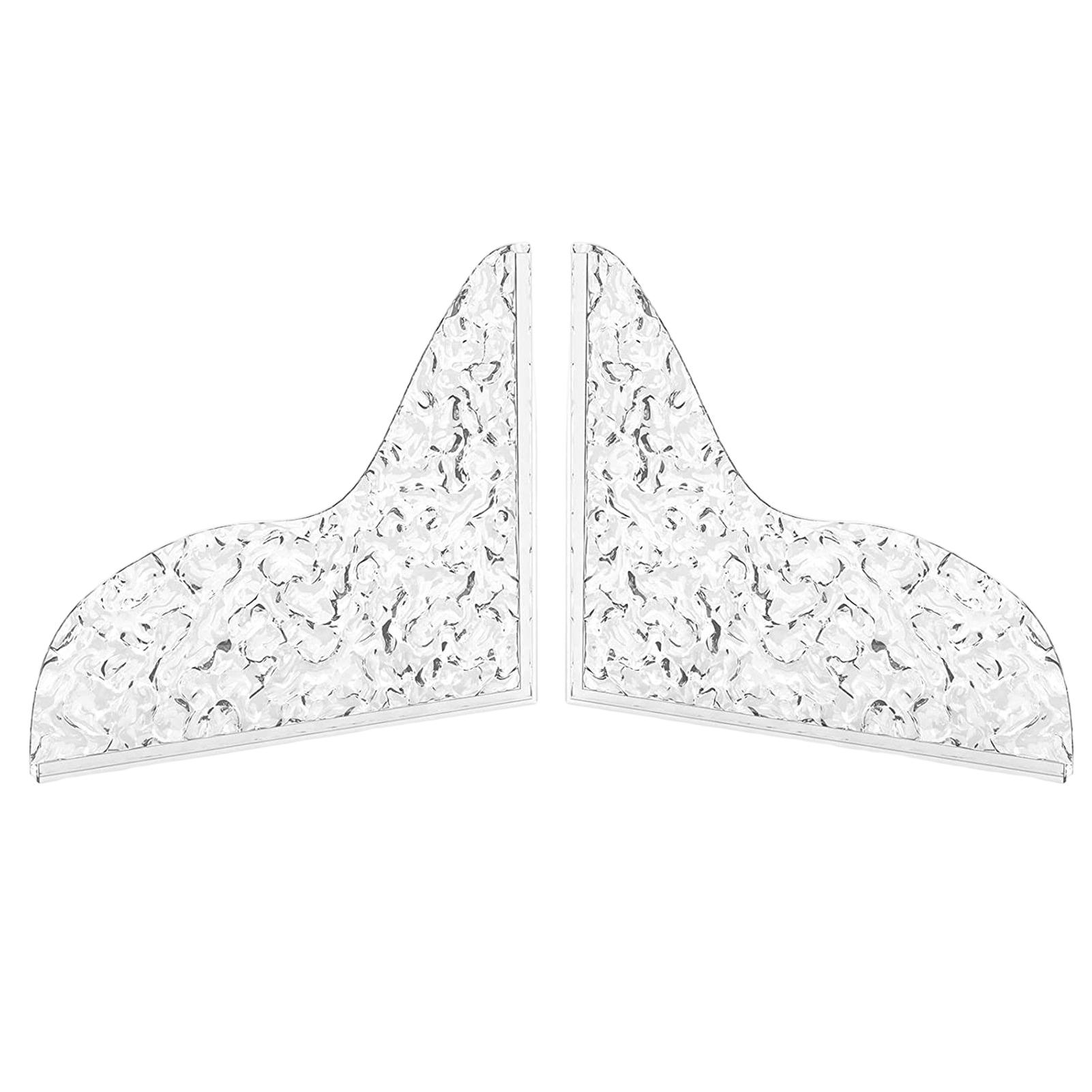 Shower Splash Guard 2pcs Bathroom Bath Tub Splash Barrier to Keep