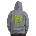 thumbnail image 2 of CafePress - Ginkgo Leaf Heart Zip Hoodie - Zip Hoodie, Classic Hooded Sweatshirt with Metal Zipper, 2 of 5