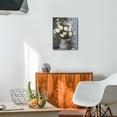 thumbnail image 4 of White Daisy Canvas Art: Elevate Your Wall Décor - Perfect for Kitchen or Bedroom, Ready to Hang, Size 12x16., 4 of 7