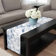 thumbnail image 4 of White Blue Spring Floral Table Runner 72 Inches Long, Summer Birds Botanical Kitchen Coffee Dining Table Decoration for Home Party Birthday Wedding Home Decor 18x72 Inches, 4 of 8