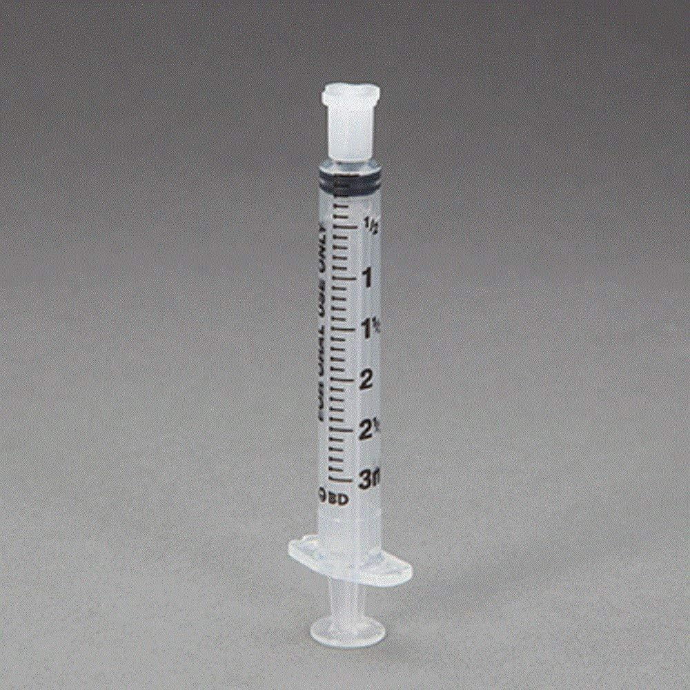 Buy BECTON DICKSON BD ORAL SYRINGE CLEAR 100BOX 3ML by BECTON DICKINSON