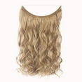 thumbnail image 1 of EGNMCR Perruques Cheveux Humains Mode Épais extensions de Cheveux à Clip Boucles Lisses Postiche Complet Clip le Clip, 1 of 2