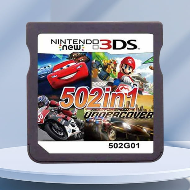 Tarjeta De Juego De Consola De Cartucho De Video 520 en 1 NDS Game Pack Card Compilaciones para 3DS 3DS NDSi y NDS (502 EN 1)