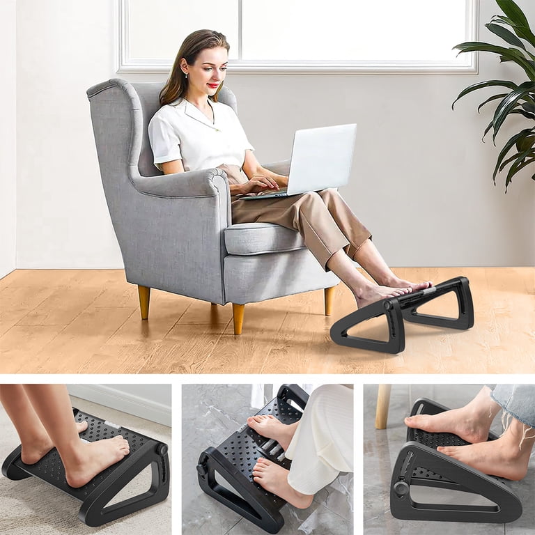 Rocking Foot Stool Under Desk Foot Rest With Rocking Motion - Ergonomic ...