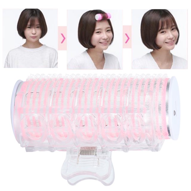 FAGINEY Rouleau à Cheveux Portable USB Frange Curling Outil de Coiffure Mini Fer à Friser Électrique