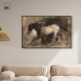 thumbnail image 3 of Dark Horse Canvas Farm Animals Art by Art Remedy, Black Frame, 45 x 30, 3 of 7