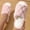 Pink-B, variant on BinBiL Women's Fuzzy Slip-on Slippers Soft Comfy Memory Foam Indoor House Shoes White-B 10(44)