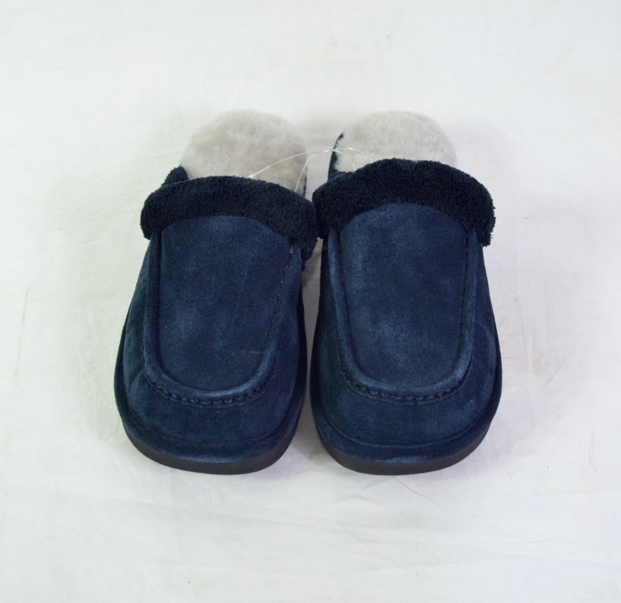  SLIPPER NAVY SUEDE-US11（29.0） FW21_Veneto_Black-8-