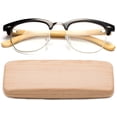 thumbnail image 1 of Bamboo Reading Glasses Reading Glasses Genuine Bamboo Reader w/Case, 1 of 4
