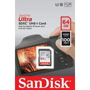 SanDisk - Flash memory card - SDHC/SDXC USH-1 - 64 GB