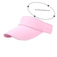 thumbnail image 2 of Outdoor Sun Visor Hat for Women and Men, Long Brim Empty Top Sun Hat, Breathable UV Protection Sports Cap for Golf, Running, Tennis White, 2 of 3