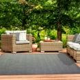 thumbnail image 2 of BNM Bohemian Indoor/ Outdoor Solid Rug, 8' x 10', Fog Green, 2 of 7