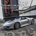 thumbnail image 5 of Welly 1:24 Porsche 918 modelo de coche deportivo de aleación Diecasts vehículos de carreras de Metal modelo colección de simulación juguetes para niños regalo, 5 of 5