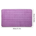 thumbnail image 2 of Home Gifts Matoen Bathroom Rug Mat, Extra Soft and Absorbent Non Slip Plush Floor Carpet Purple 19.6x31.5 Inch, 2 of 6