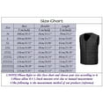 thumbnail image 4 of FINALGANG Men's Heated Vest Puffer Solid Color Warm Coat Sleeveless Zipper V Neck Slim Fit Gilet For Casual Daily Wear Classic Top, 4 of 8