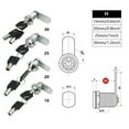 thumbnail image 4 of Barrel Drawer Cabinet Mail Box Locker Cam Lock Door Cupboard with 2 Key, 4 of 9