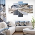 thumbnail image 1 of Range Road in Winter Mountains - Landscape Canvas Art Print, 1 of 3