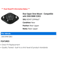 thumbnail image 2 of Rear Upper Strut Mount - Compatible with 2000 BMW 328Ci, 2 of 2
