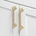 thumbnail image 3 of GlideRite 5-1/16 in. (128mm) Center-Center Euro Cabinet Bar Pull, Champagne Gold - 4361-128-CHPG, 10 Pack, 3 of 4