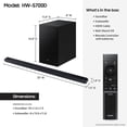 thumbnail image 2 of SAMSUNG S700D Barra de Sonido de 3.1 Canales con Audio inalámbrico Dolby Atmos, diseño Ultra Delgado, Q-Symphony, SpaceFit Sound Pro, 2 of 5