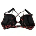 thumbnail image 2 of Victoria's Secret Bombshell Add-2-cups Push-up Bikini Swim Top Shine Strap Mixed Berry Cup Size 34B NWT, 2 of 3