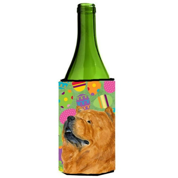 Chow Chow Easter Eggtravaganza Bouteille de Vin sleeve Hugger - 24 Oz.
