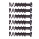 thumbnail image 1 of Paquete de puente de guitarra Yuyangstore 6 Tornillos 6 resortes herramientas Luthier Negro Tornillos de montaje de puente de guitarra, 1 of 5