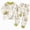 R121-Yellow, variant on NOLDARES Toddler Boys Pajama Sets Long Sleeve Top with Pants Cotton Soft 2 Piece Pjs Set Fall Winter Sleepwear 6-12 Months 12-24 Months 2t 3t 4t 5t 6t 7t 8t 9t Children,Grey,4-5 Y