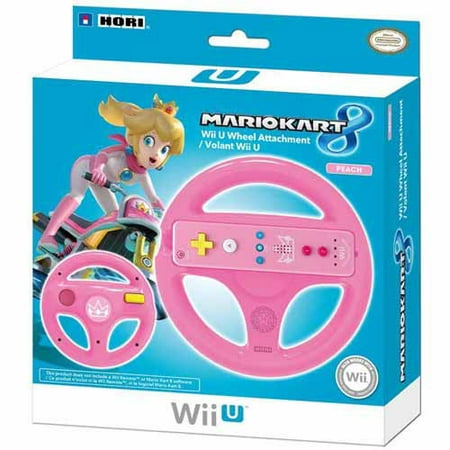 Hori Mario Kart 8 Racing Wheel, Peach (Wii U)