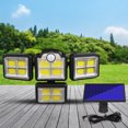 thumbnail image 4 of Luz solar para exteriores 2400MAH Lámpara con sensor LED para patio Garaje Porche Patio (C) Ehuebsd Para estrenar, 4 of 9