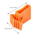 thumbnail image 2 of HEALEEP 4 Pcs Coussinets d'Échelle d'Extension PVC Orange Antidérapants pour l'Entretien, 2 of 8