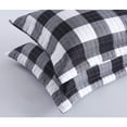 thumbnail image 3 of Pack of 2 Pillow Cases, Red and Black Plaid Buffalo Check Gingham Checker Geometric Pattern Printed, Soft Microfiber Pillowcases, 3 of 4