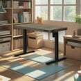 thumbnail image 4 of 48" K305 Electric Height Adjustable Standing Desk, Grey Oak, 4 of 7
