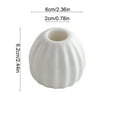 thumbnail image 3 of Candle Holder Aroma Diffuser Stand, Ceramic Material Modern Design, Matte Cream White Color, Multi-Functional Tabletop Decoration, for Living Room Entrance Home Decor, 3 of 6