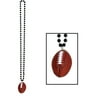 Beistle Beads with Football Medallion, black (Case of 12)