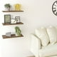 thumbnail image 5 of Set de 3 Estantes Flotantes Moru Spot Color Latte, Repisas de pared, Estantes decorativos, Repisas Modernas para Sala, Recámara y Baño  | 4x40x18cm|, 5 of 8