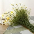 thumbnail image 6 of 12Pcs Artificial Silk Daisies Flowers Outdoor UV Resistant Fake Wildflowers with Stems Greenery Shrubs Plants Arrangements for Home Garden Table Wedding Decoration (Yellow), 6 of 12