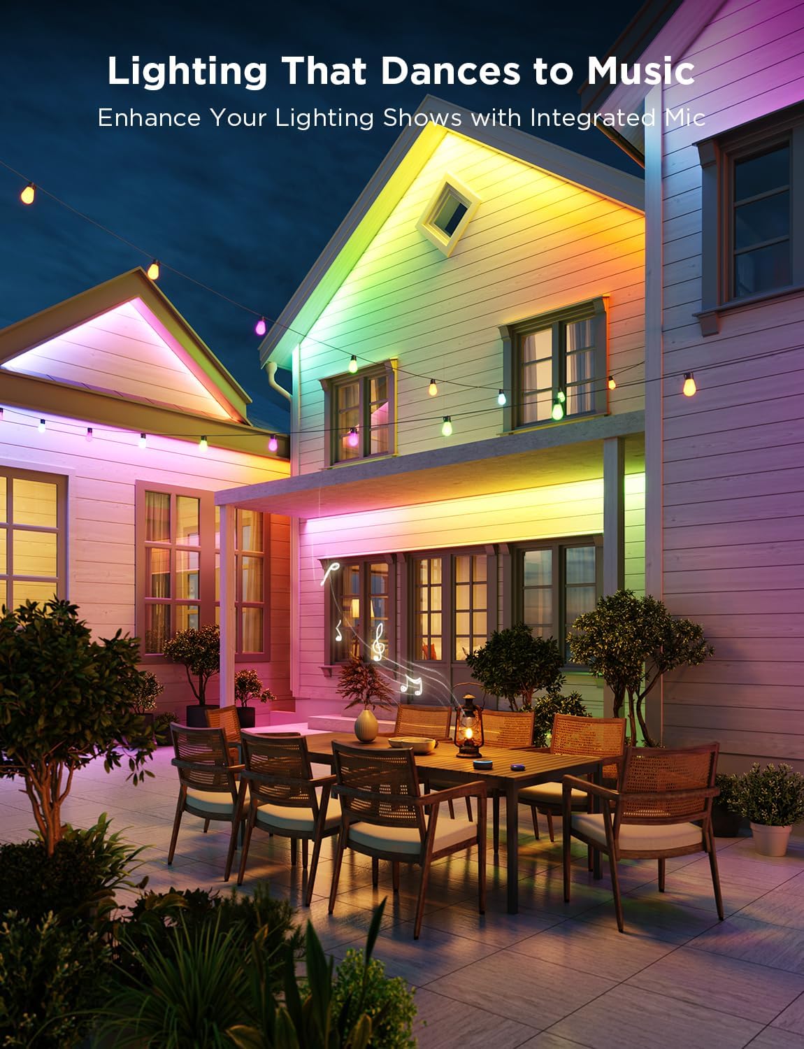 Govee RGBICWW Outdoor LED Strip Lights (32.8 ft)