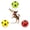 D:3 pcs, variant on 2'' Squeak Latex Dog Toy Football Chew Fetch Throw Ball for Medium Dogs Interactive Play-2pcs