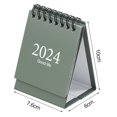 thumbnail image 2 of Twinkseal Family Friends Calendar 2024 Mini Desk Calendar Spiral Coil Page Turning Date Recording 12 Monthly Calendar for Planning Event Log Portable Simple, 2 of 8