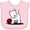 AD-Pink, variant on Inktastic Westie with Ball Boys or Girls Baby Bib