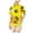 1-Yellow766, variant on Byoo Toddler Boys Cute Button Down Shirt with Short Sleeves Bee Print Button-Up Shirt Casual Daily Sport Top,Yellow